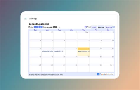 Embed Google Calendar In Notion
